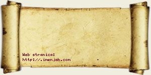 Ivanka Aleksić vizit kartica